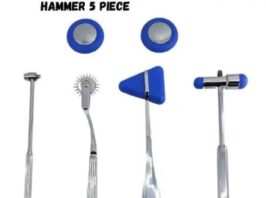 5 in 1 Neurological Knee Hammer Set