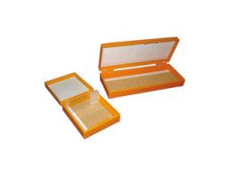 Microscope Slide Box -Orange Color