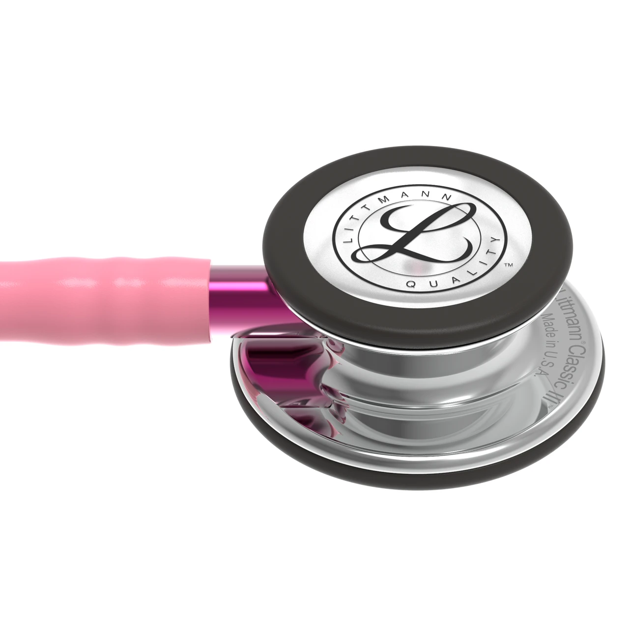 3M Littmann Classic 111 Stethoscope Mirror Pearl Pink 5962 - Image 2